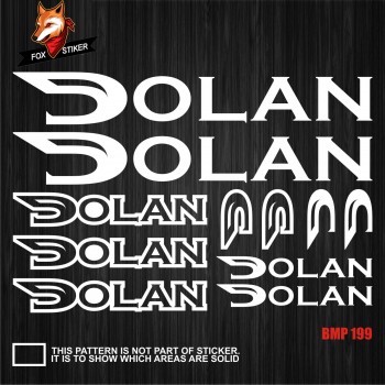 Bicycle Frame Decal Stickers  DOLAN-02